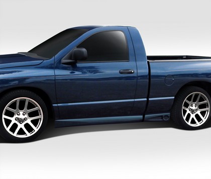 Duraflex BT-1 Side Skirts 02-08 Dodge Ram Single Cab